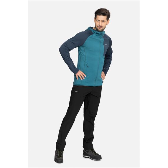 VIKING Bluza męska Birger rozpinana z kapturem niebiesko granatowa, Kolor: niebieski, Rozmiar: XL, 4 zdjęcie