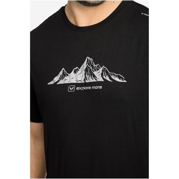 VIKING T-shirt męski Lenta Bamboo Light czarny, Kolor: czarny, Rozmiar: XL, 7 zdjęcie
