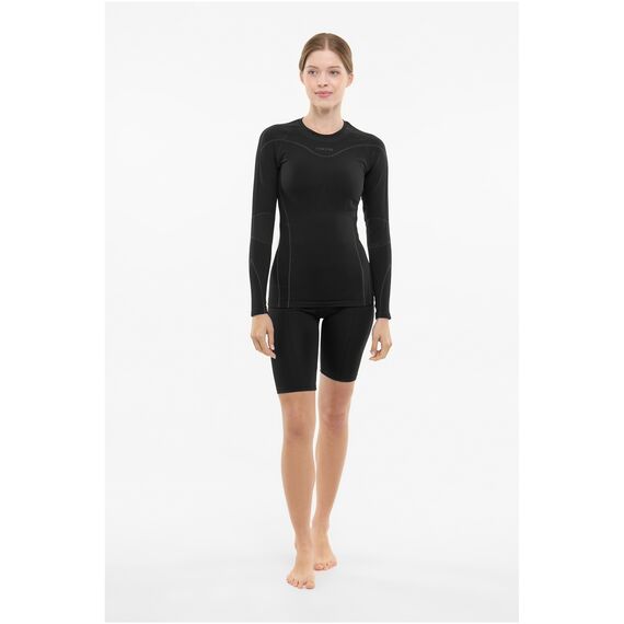 VIKING Bielizna damska koszulka Gaja Longsleeve Bamboo czarna, Kolor: czarny, Rozmiar: XL