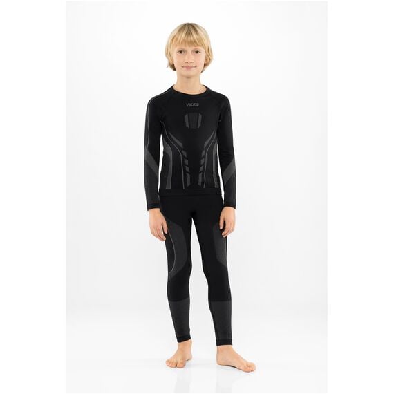 VIKING Bielizna dziecięca zestaw koszulka legginsy Riko 2.0 Set czarna, Kolor: czarny, Rozmiar: 116-128