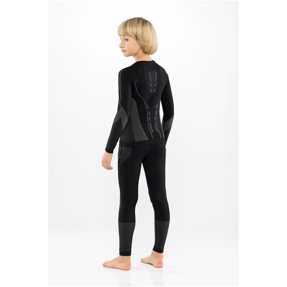 VIKING Bielizna dziecięca zestaw koszulka legginsy Riko 2.0 Set czarna, Kolor: czarny, Rozmiar: 116-128, 2 zdjęcie