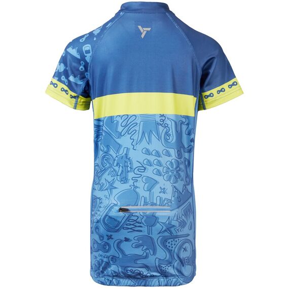 Koszulka Rowerowa Dziecięca SILVINI Junior Jersey Scrivia CD1434, Kolor: niebieski, Rozmiar: 134/140, 2 zdjęcie