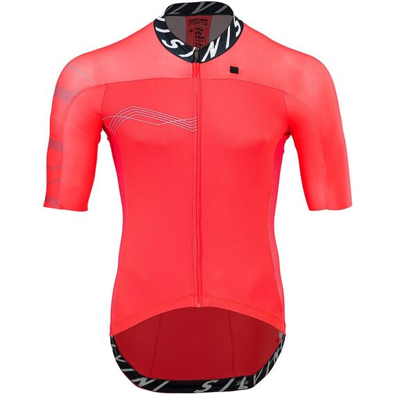 Koszulka Kolarska Męska SILVINI Stelvio MD1604, Kolor: czerwony, Rozmiar: M