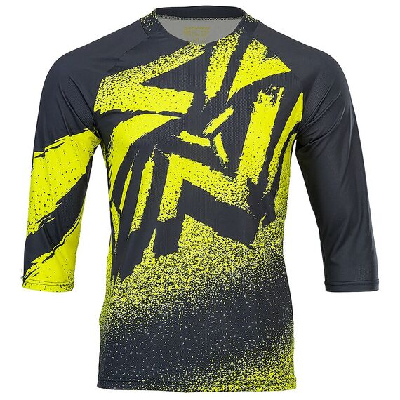 Koszulka Rowerowa Męska Enduro 3/4 SILVINI Brunello MD1801, Kolor: czarny, Rozmiar: L