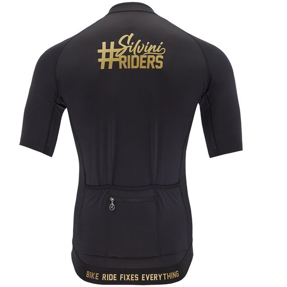 SILVINI Koszulka męska Men Jersey Mottolino MD2206 S, Kolor: czarny, Rozmiar: M, 2 zdjęcie