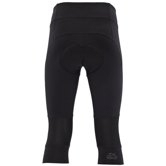 Spodenki Damskie 3/4 SILVINI Luttana WP2246, Kolor: czarny, Rozmiar: XL, 2 zdjęcie