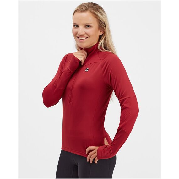 Bluza do Narciarstwa Biegowego Damska SILVINI Latera WJ1903, Kolor: czerwony, Rozmiar: S, 2 zdjęcie