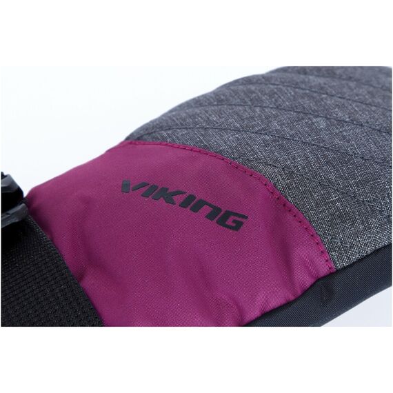 Rękawice Narciarskie Damskie Jednopalczaste VIKING Espada Mitten Ski Lady, Kolor: szary, Rozmiar: 5, 4 zdjęcie Rękawice Narciarskie Damskie Jednopalczaste VIKING Espada Mitten Ski Lady, Kolor: szary, Rozmiar: 5, 4 zdjęcie