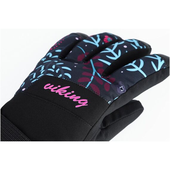 Rękawice Narciarskie Damskie VIKING Tanuka Ski Lady, Kolor: różowy, Rozmiar: 5, 3 zdjęcie