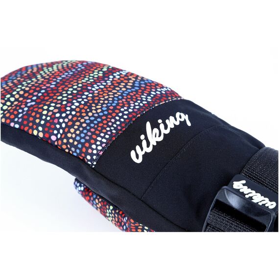 Rękawice Narciarskie Damskie Jednopalczaste  VIKING Tanuka Mitten Ski Lady, Kolor: czarny, Rozmiar: 7, 3 zdjęcie