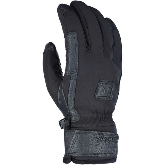 Rękawice Zimowe ze Skórą Naturalną VIKING Knox Multifunction, Kolor: czarny, Rozmiar: 7