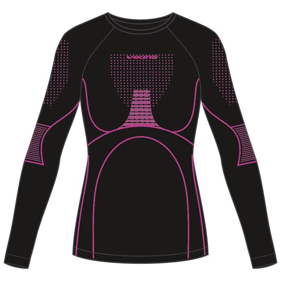 VIKING Bielizna Etna Lady Longsleeve, Kolor: czarny, Rozmiar: XS