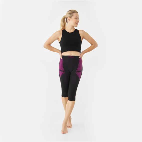 VIKING Bielizna Etna Lady Pants 3/4, Kolor: czarny, Rozmiar: XS