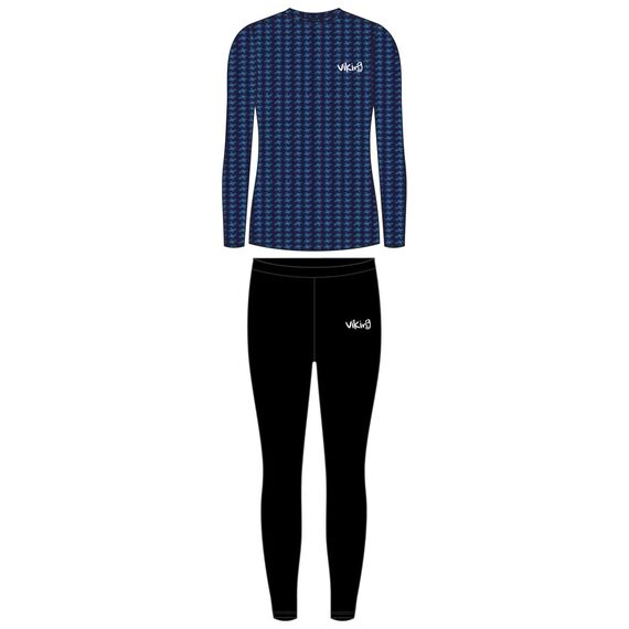 VIKING Bielizna Nino Kids Set niebieski, Kolor: niebieski, Rozmiar: 116/128, 2 zdjęcie