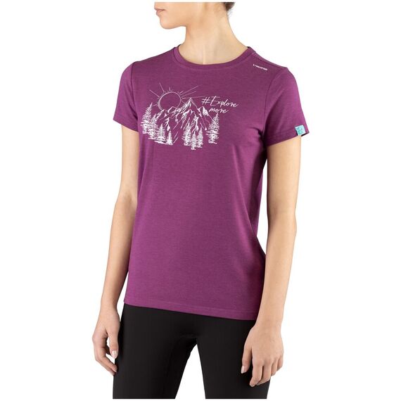 VIKING T-shirt Lenta Bamboo Light Lady, Kolor: fioletowy, Rozmiar: XS, 3 zdjęcie VIKING T-shirt Lenta Bamboo Light Lady, Kolor: fioletowy, Rozmiar: XS, 3 zdjęcie