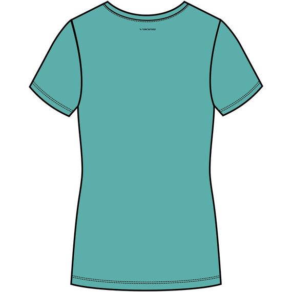 VIKING T-shirt Lako Bamboo Lady, Kolor: turkusowy, Rozmiar: S, 4 zdjęcie