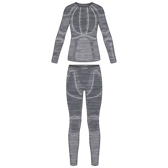 VIKING Bielizna Lana Pro Lady Set zestaw szary, Kolor: szary, Rozmiar: M, 8 zdjęcie