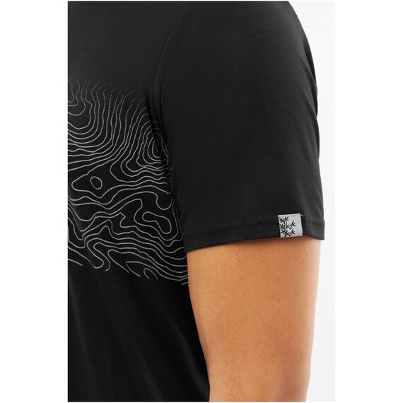 VIKING T-shirt Lenta Bamboo Light Man, Kolor: czarny, Rozmiar: L, 4 zdjęcie