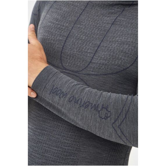 VIKING Bielizna Lan Pro Man Set zestaw z wełną merino szary, Kolor: szary, Rozmiar: XL, 6 zdjęcie