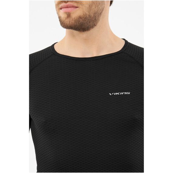 VIKING Bielizna koszulka Easy Dry Unisex Shortsleeve czarna, Kolor: czarny, Rozmiar: XL, 3 zdjęcie