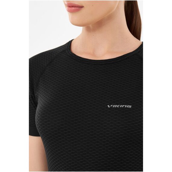 VIKING Bielizna koszulka Easy Dry Unisex Shortsleeve czarna, Kolor: czarny, Rozmiar: L, 5 zdjęcie