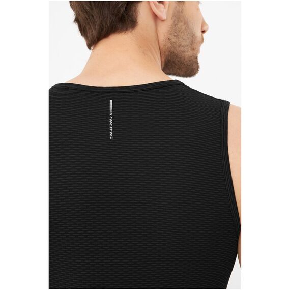 VIKING Bielizna koszulka Easy Dry Unisex Singlet, Kolor: czarny, Rozmiar: L, 8 zdjęcie