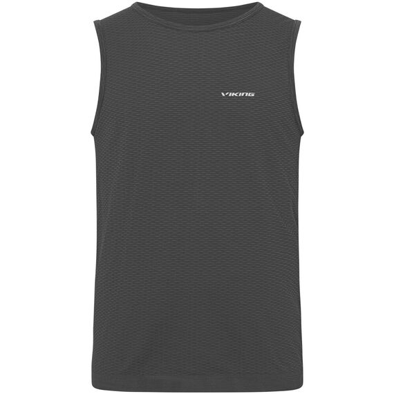 VIKING Bielizna koszulka Easy Dry Unisex Singlet, Kolor: czarny, Rozmiar: XL, 5 zdjęcie