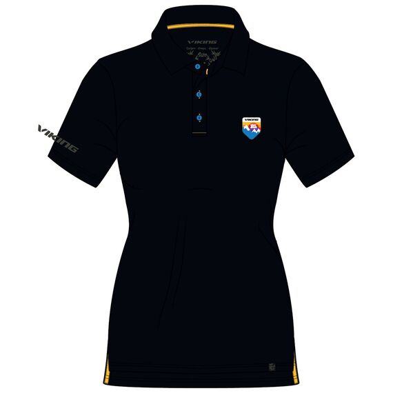VIKING Polo Forever Free Bamboo Lady, Kolor: czarny, Rozmiar: S
