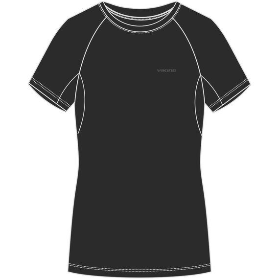 VIKING Bielizna Lockness Lady Shortsleeve czarna, Kolor: czarny, Rozmiar: L, 2 zdjęcie