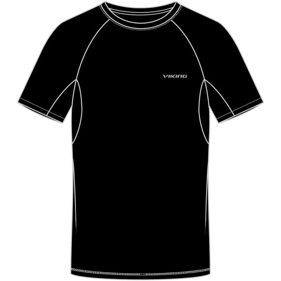 VIKING Bielizna koszulka Lockness Man Shortsleeve czarna, Kolor: czarny, Rozmiar: L, 3 zdjęcie