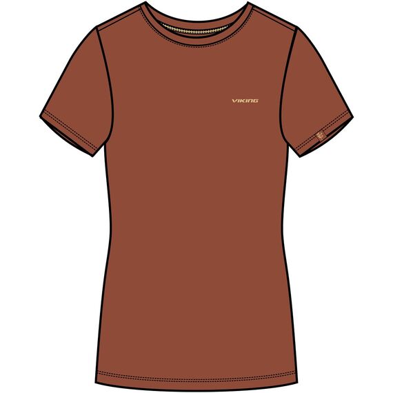 VIKING T-shirt Harvi Bamboo Lady, Kolor: pomarańczowy, Rozmiar: S, 6 zdjęcie VIKING T-shirt Harvi Bamboo Lady, Kolor: pomarańczowy, Rozmiar: S, 6 zdjęcie