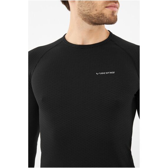 VIKING Bielizna Easy Dry Unisex Longsleeve, Kolor: czarny, Rozmiar: S, 8 zdjęcie