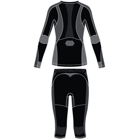 VIKING Bielizna Gaja Lady Set 3/4 zestaw czarny, Kolor: czarny, Rozmiar: S, 3 zdjęcie