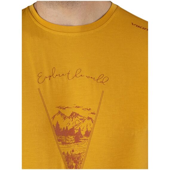 VIKING T-shirt Hopi Bamboo Man, Kolor: żółty, Rozmiar: XL, 2 zdjęcie