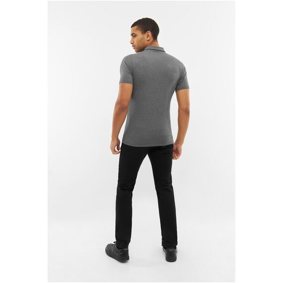 VIKING Koszulka Polo Bamboo Winslow Man, Kolor: szary, Rozmiar: M, 2 zdjęcie