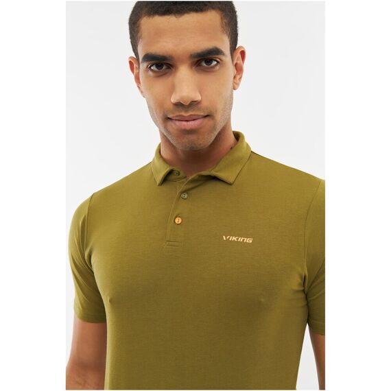 VIKING Koszulka Polo Bamboo Winslow Man, Kolor: zielony, Rozmiar: XL, 3 zdjęcie