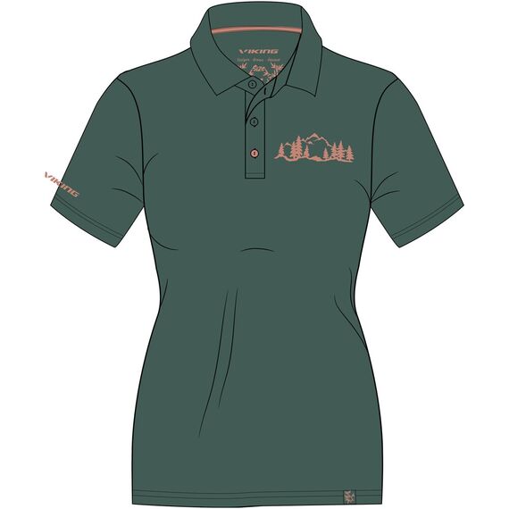 VIKING Koszulka Polo Bamboo Winslow Lady, Kolor: turkusowy, Rozmiar: M, 7 zdjęcie VIKING Koszulka Polo Bamboo Winslow Lady, Kolor: turkusowy, Rozmiar: M, 7 zdjęcie