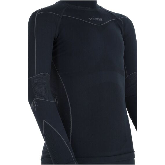 VIKING Bielizna Fliper Kids Set zestaw czarny, Kolor: czarny, Rozmiar: 152/164, 4 zdjęcie