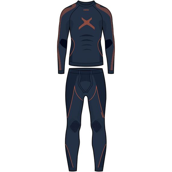 VIKING Bielizna termiczna męska zestaw Primeone Man Set niebieski, Kolor: granatowy, Rozmiar: XL, 7 zdjęcie