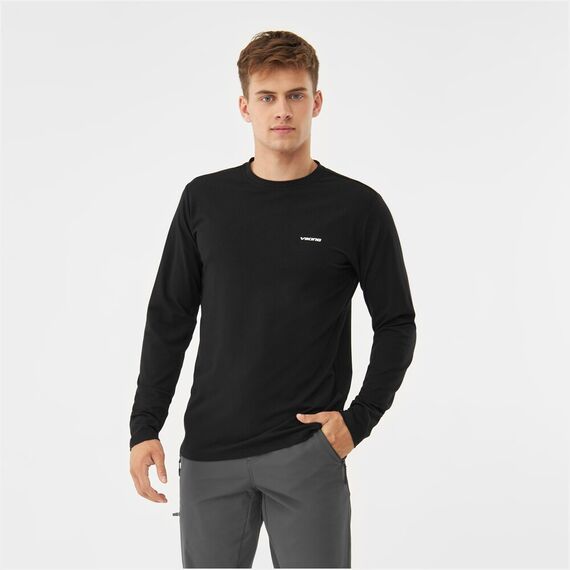 VIKING Longsleeve Escalante Bamboo Man, Kolor: czarny, Rozmiar: S