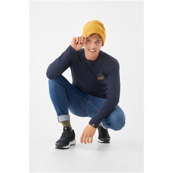 VIKING Longsleeve Escalante Bamboo Man, Kolor: granatowy, Rozmiar: S, 9 zdjęcie