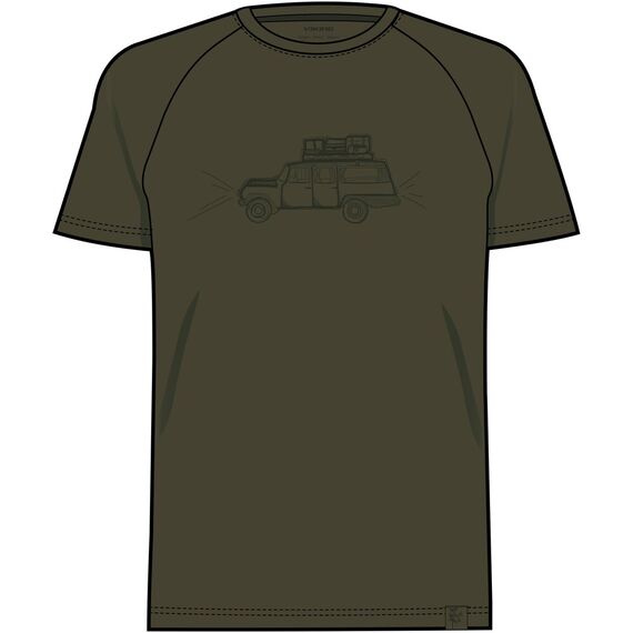 VIKING T-shirt Likelo Bamboo Man, Kolor: khaki, Rozmiar: L, 6 zdjęcie