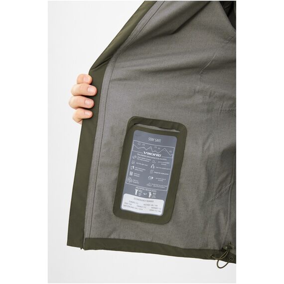 VIKING Kurtka Trek Pro 2.0 Man, Kolor: khaki, Rozmiar: L, 8 zdjęcie