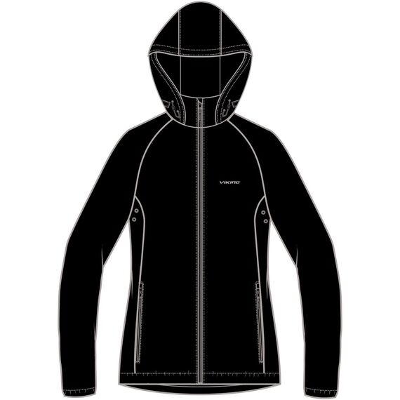 VIKING Kurtka Rainier Lady, Kolor: czarny, Rozmiar: XL, 6 zdjęcie VIKING Kurtka Rainier Lady, Kolor: czarny, Rozmiar: XL, 6 zdjęcie