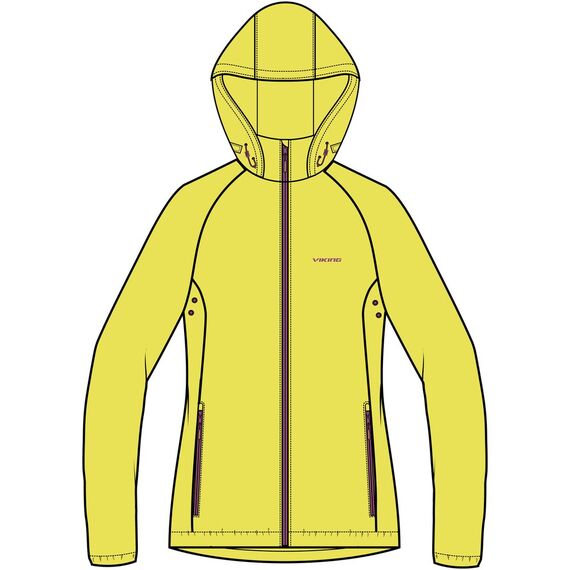 VIKING Kurtka Rainier Lady, Kolor: żółty, Rozmiar: XS, 4 zdjęcie VIKING Kurtka Rainier Lady, Kolor: żółty, Rozmiar: XS, 4 zdjęcie