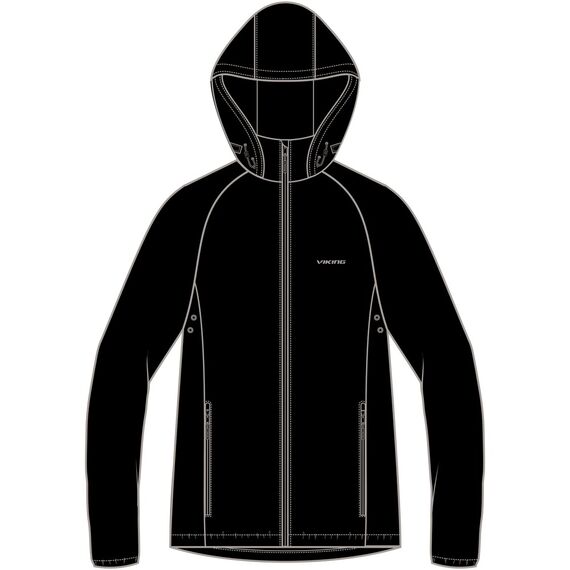 VIKING Kurtka Rainier Man, Kolor: czarny, Rozmiar: XXL, 2 zdjęcie