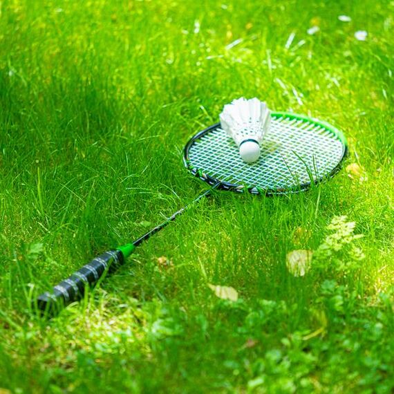 NILS Aluminium Isometric / Rakieta Do Badmintona czarno-zielona + Pokrowiec, 12 zdjęcie