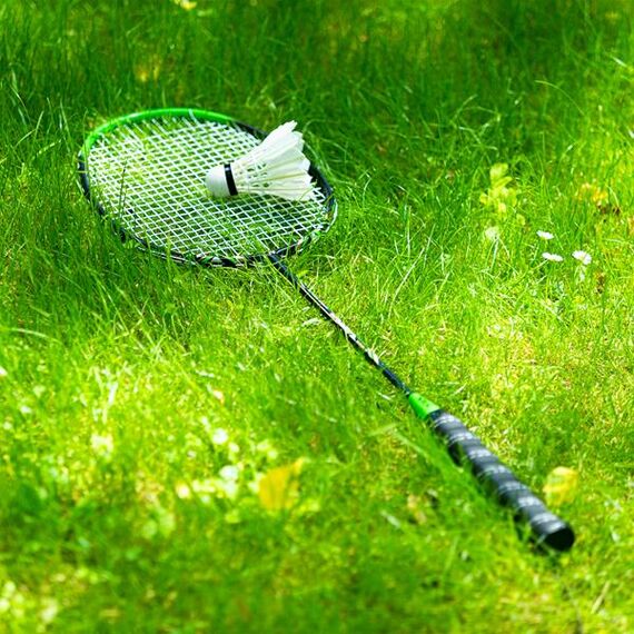 NILS Aluminium Isometric / Rakieta Do Badmintona czarno-zielona + Pokrowiec, 13 zdjęcie