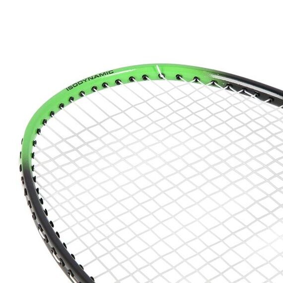 NILS Aluminium Isometric / Rakieta Do Badmintona czarno-zielona + Pokrowiec, 7 zdjęcie