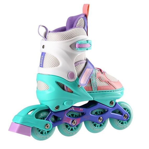 NILS EXTREME Biało-Miętowe Łyżworolki Extreme, Rozmiar: 35-38, 2 zdjęcie